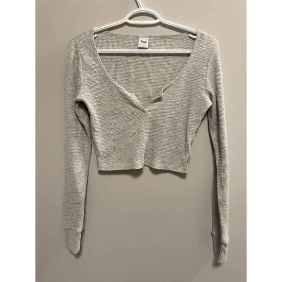 Aritzia TNA Waffle Longsleeve - Picture 1 of 2